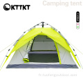 Tent automatique de camping en plein air rose et vert 4 kg